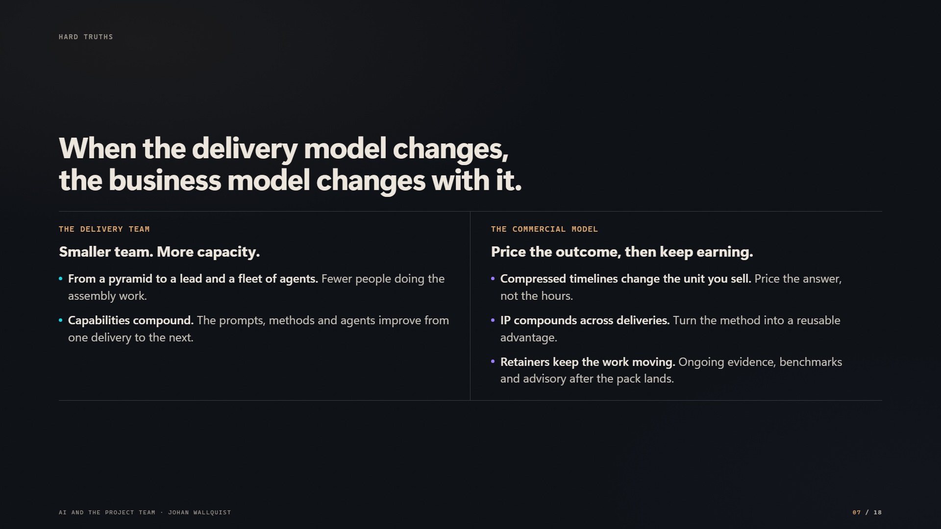 Commercial model